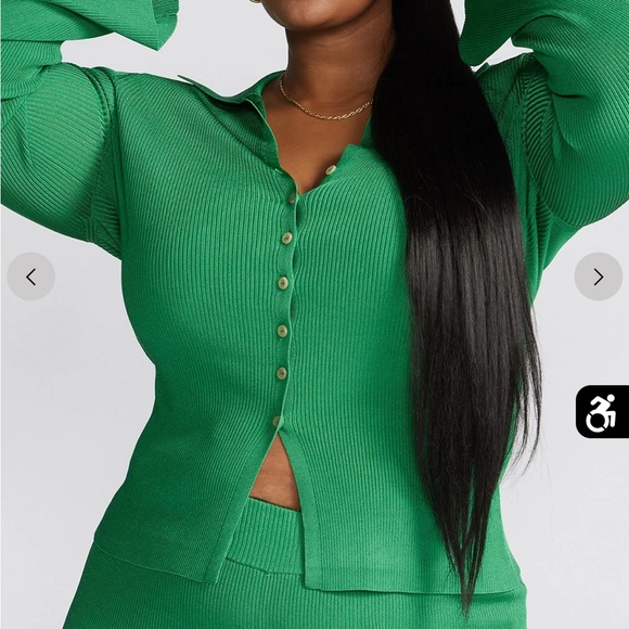 Fashion To Figure Ribbed Knit Pant Set - Picture 3 of 9